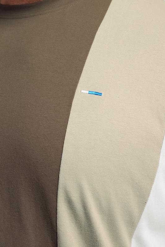 BadRhino Big & Tall Brown Extra Long Cut & Sew T-Shirt | BadRhino 3