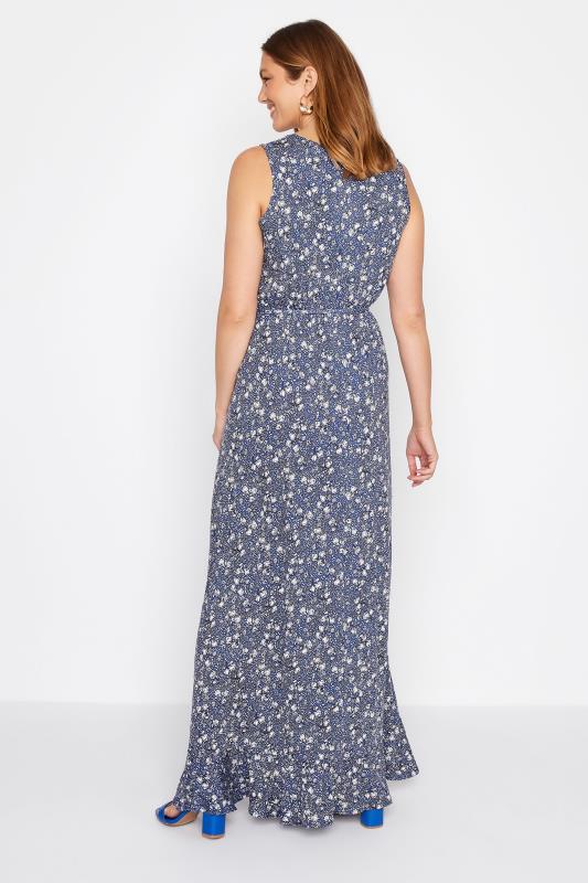 LTS Tall Women's Blue Floral Maxi Dress | Long Tall Sally 3