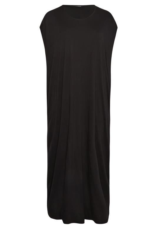 YOURS Plus Size Black Double Layered Dress | Yours Clothing 7