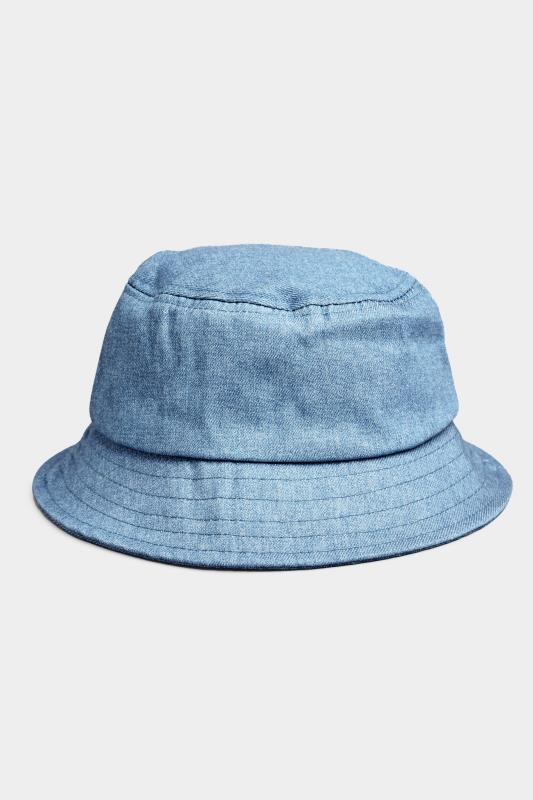 Großen Größen  Dark Blue Denim Bucket Hat