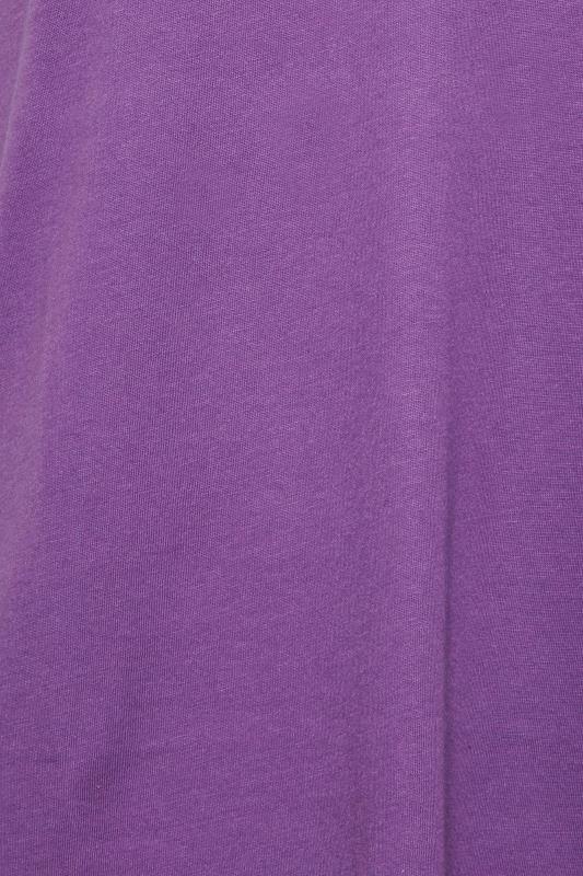 LTS Tall Women's Purple V-Neck T-Shirt | Long Tall Sally 5