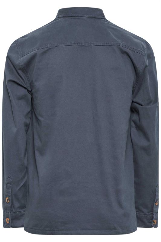 BadRhino Navy Blue Cotton Twill Shirt | BadRhino 3