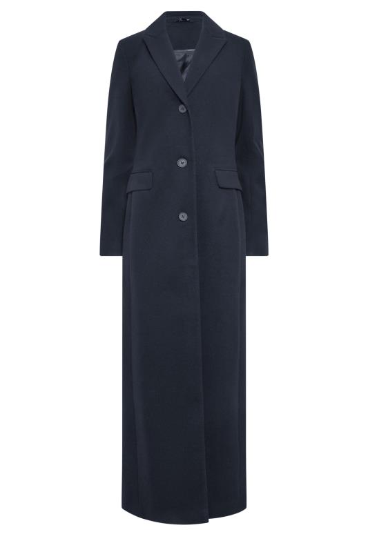 LTS Tall Women's Dark Navy Blue Maxi Formal Coat | Long Tall Sally 6