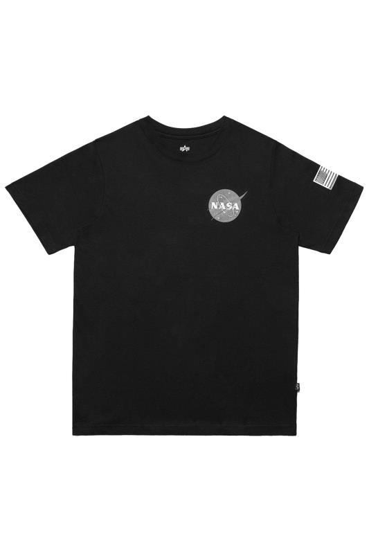 ALPHA INDUSTRIES Big & Tall Black NASA Space Shuttle T-Shirt 3