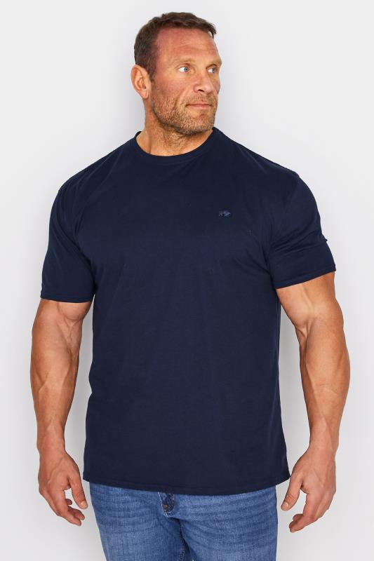  Tallas Grandes RAGING BULL Big & Tall Navy Blue Signature T-Shirt