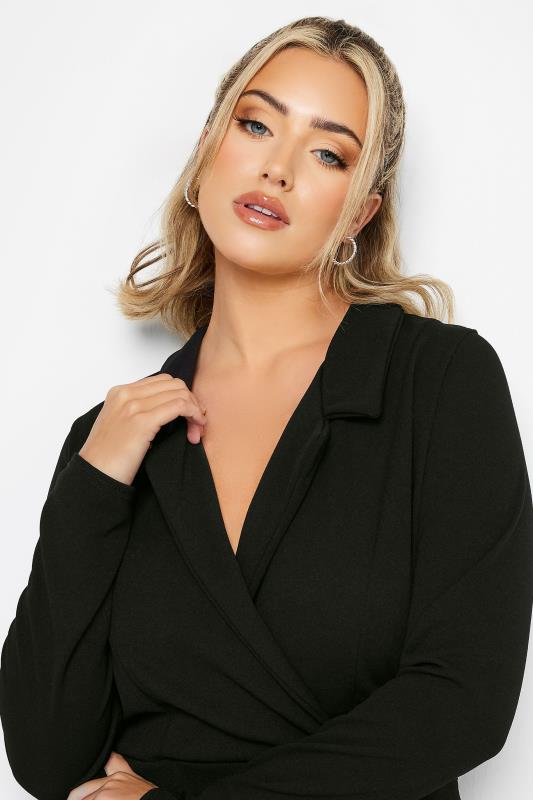 LIMITED COLLECTION Curve Black Blazer Style Jumpsuit | Yours Clothing 5