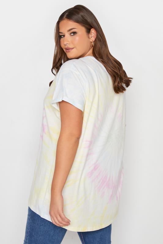 YOURS FOR GOOD Curve White Tie Dye T-Shirt_C.jpg