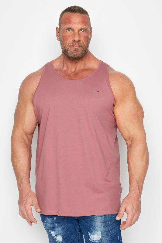 Men's  BadRhino Big & Tall Dusty Rose Pink Vest