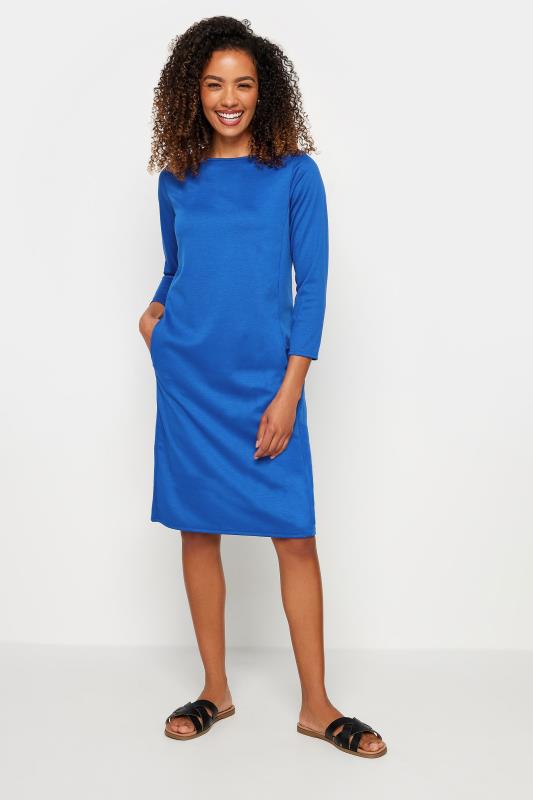 M&Co Cobalt Blue Ponte Swing Dress | M&Co 2