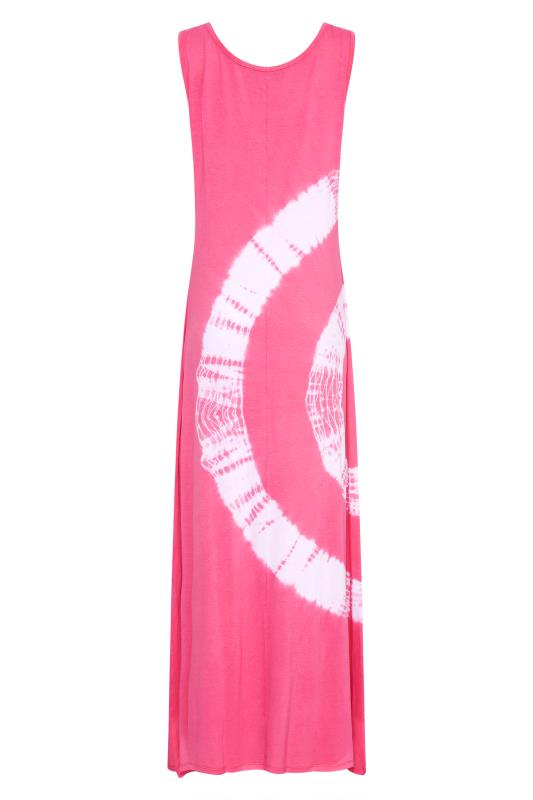 LTS Tall Women's Pink Tie Dye Maxi Dress | Long Tall Sally  7