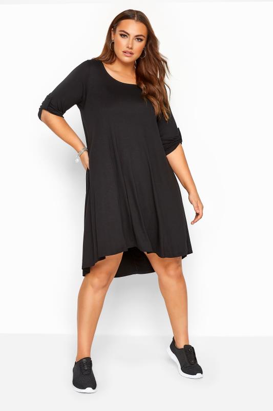 Plus Size Dresses With Sleeves | Long Sleeve Dresses | Yours Clothing ...