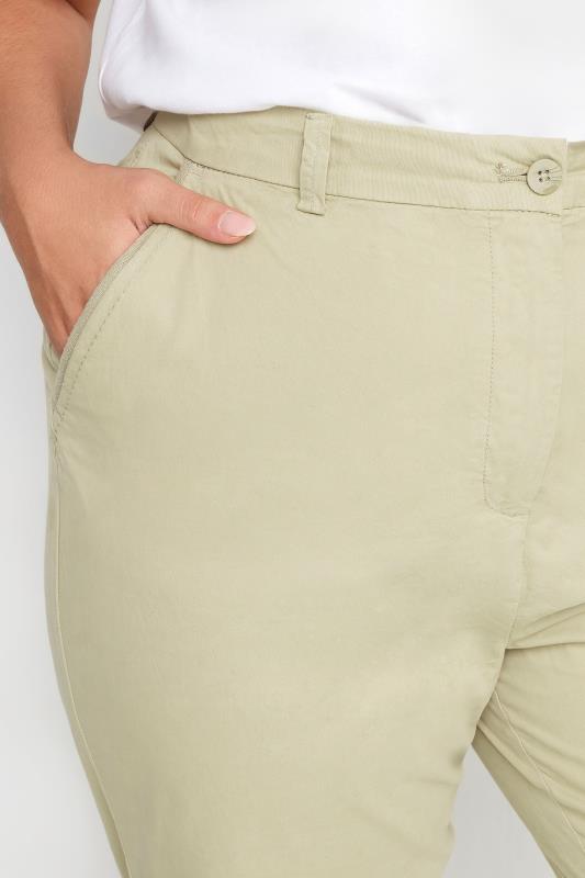YOURS Plus Size Beige Brown Straight Leg Chino Trousers | Yours Clothing  4