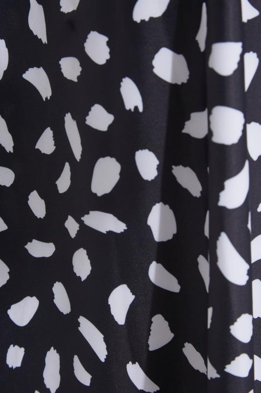 Plus Size Black Dalmatian Print Tankini Top | Yours Clothing 7