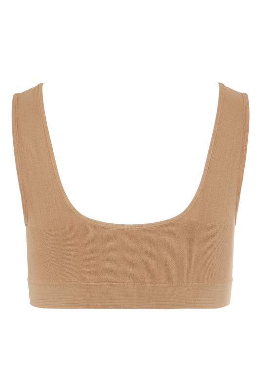 Light Brown Seamless Padded Non-Wired Bralette 5