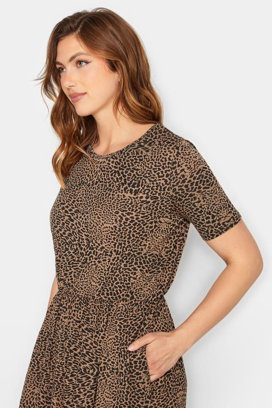 LTS Tall Women's Brown Leopard Print Pocket Midaxi Dress | Long Tall Sally 4