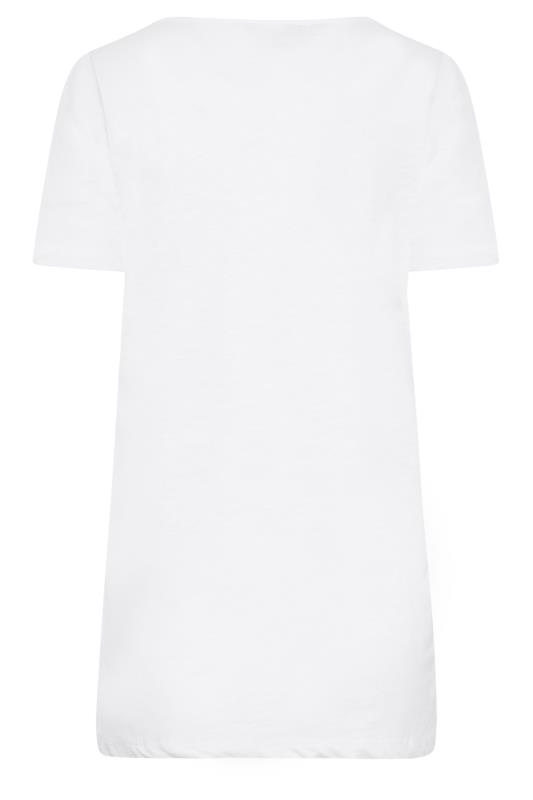 LTS Tall Women's White Short Sleeve Cotton T-Shirt | Long Tall Sally 7