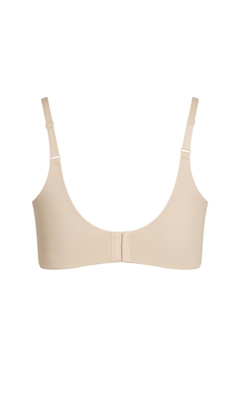 Hips and Curves Latte Brown T-Shirt Bra 4