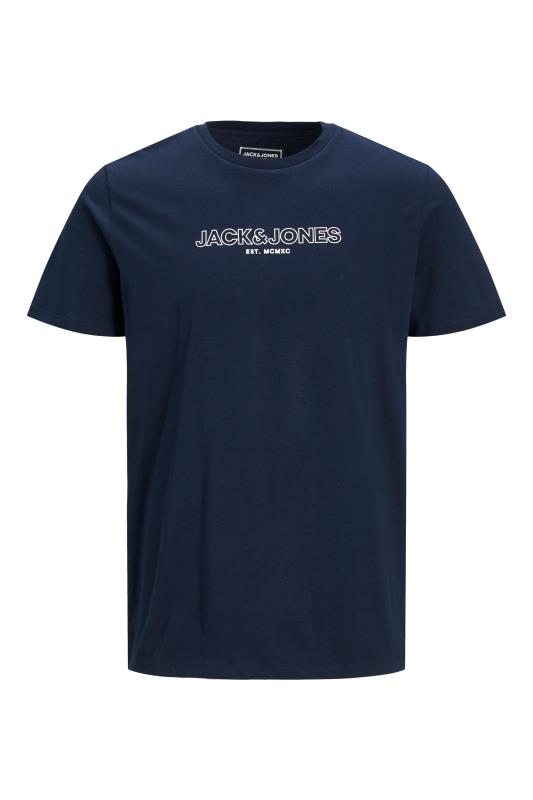 JACK & JONES Navy Bank T-Shirt_F.jpg