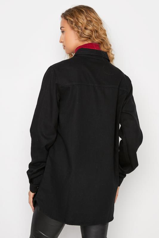 Tall Women's LTS Black Distressed Denim Shirt | Long Tall Sally  3