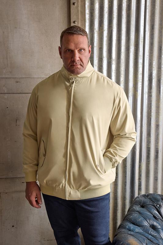 BadRhino Big & Tall Brown Harrington Jacket