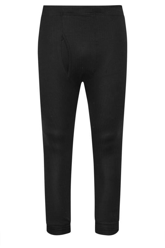 Men's  KAM Black Thermal Long Johns