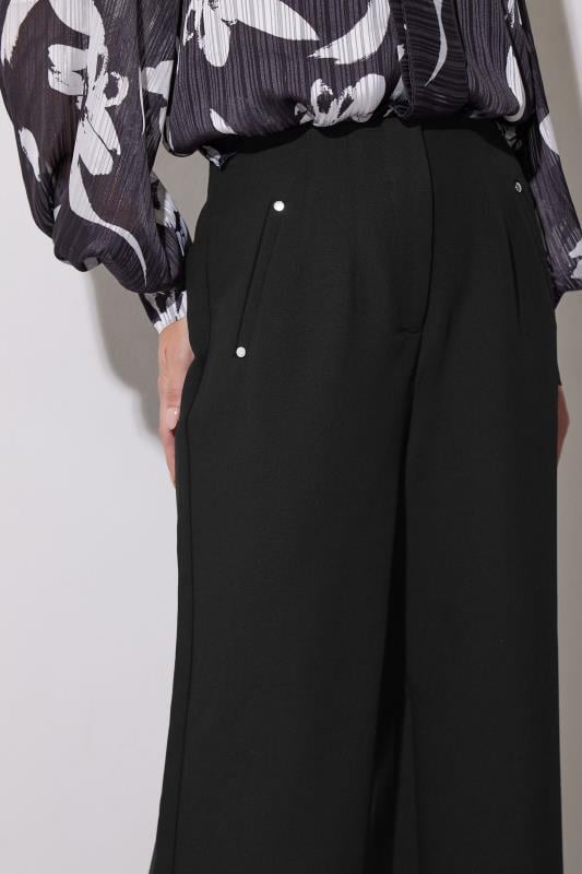 STAR Black Wide Leg Trousers | STAR x JM 5