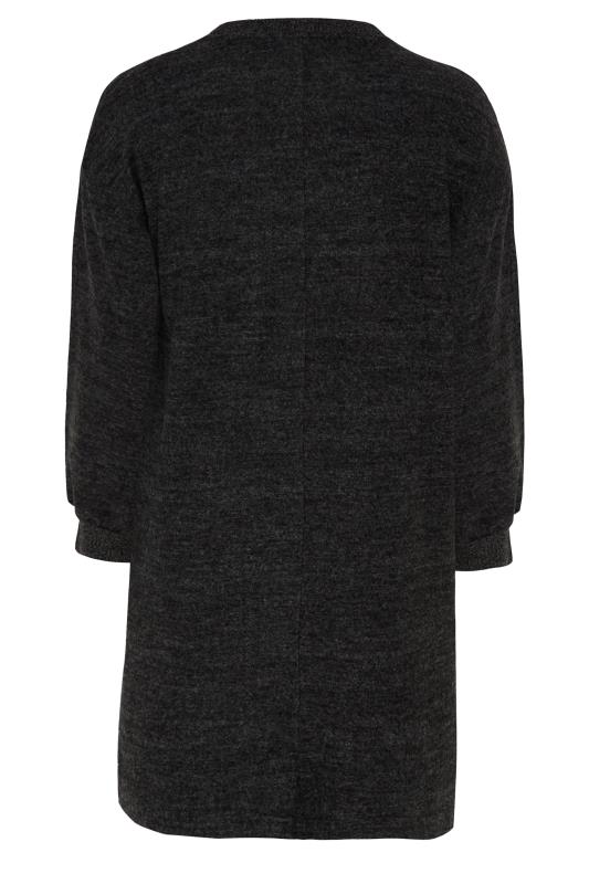 YOURS Plus Size Black Soft Touch Jumper Dress | Yours Clothing 7
