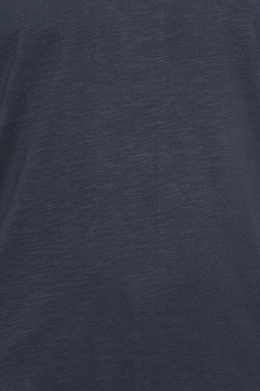 BadRhino Big & Tall Navy Blue Slub T-Shirt | BadRhino 5