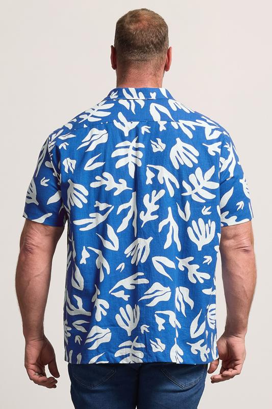 BadRhino Big & Tall Blue Coral Print Shirt | BadRhino 2