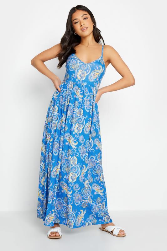 PixieGirl Blue Paisley Maxi Dress | PixieGirl 1