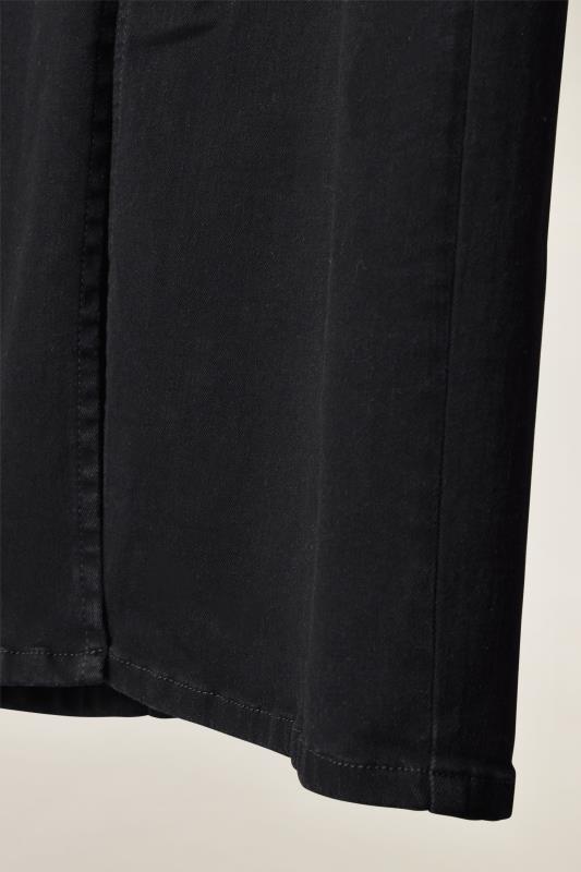 EVANS Plus Size Black Midaxi Denim Skirt | Evans 7