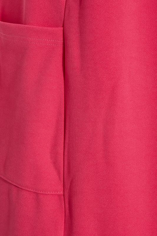 LIMITED COLLECTION Curve Hot Pink Sleeveless Blazer 5
