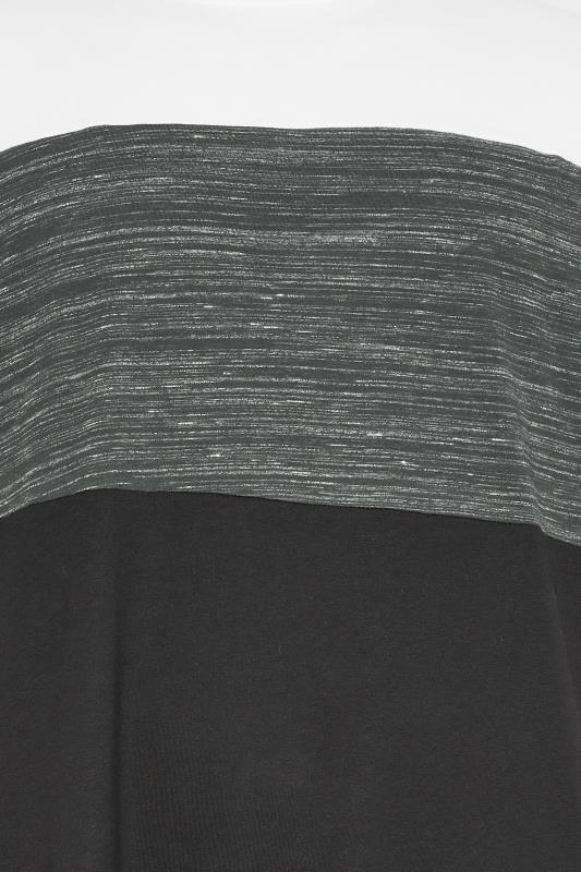 KAM Big & Tall Charcoal Grey Cut & Sew T-Shirt | BadRhino 4