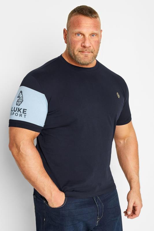  Tallas Grandes LUKE 1977 Big & Tall Navy Blue Dave Barton T-Shirt