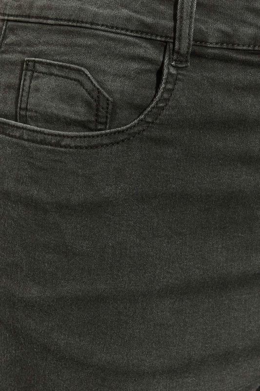 Plus Size Dark Grey Skinny Stretch AVA Jeans | Yours Clothing 4