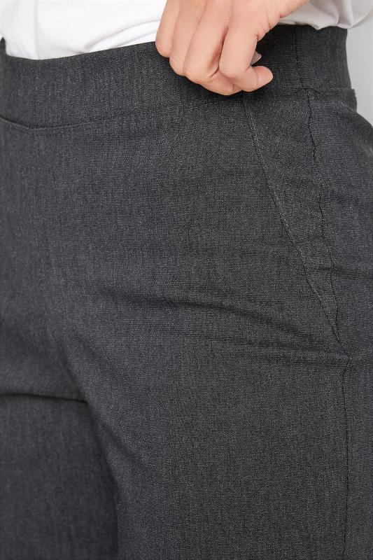 LTS Tall Charcoal Grey Stretch Bootcut Trousers_D.jpg