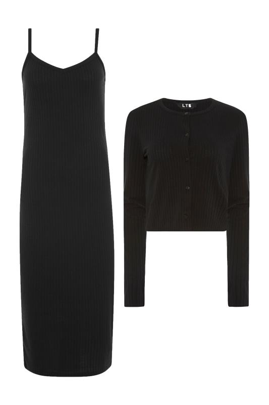 LTS Black Rib Dress & Cardigan Set_F.jpg