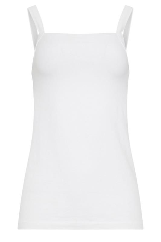 LTS Tall Women's White Square Neck Cami Vest Top | Long Tall Sally 5