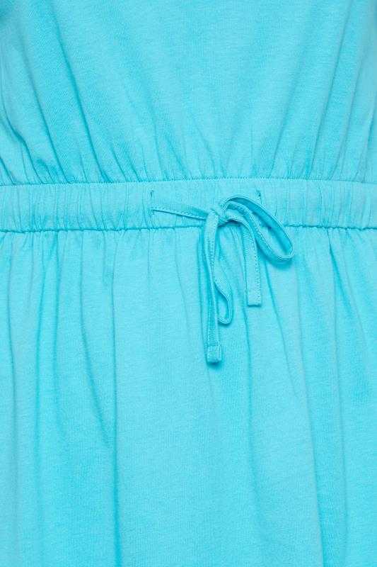 Plus Size Blue Cotton T-Shirt Dress | Yours Clothing 5