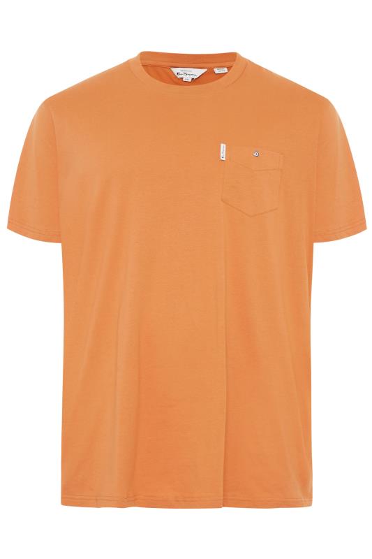 BEN SHERMAN Orange Pocket T-Shirt_F.jpg