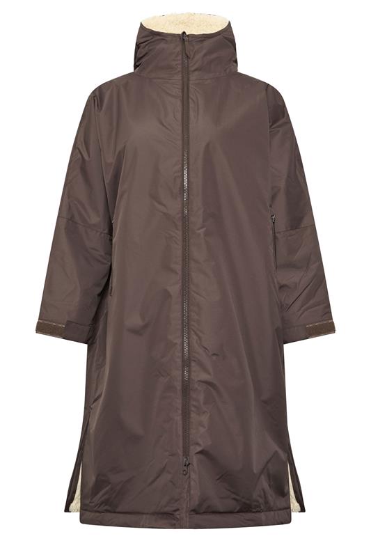  PixieGirl Petite chocoladebruine badjas met fleecevoering