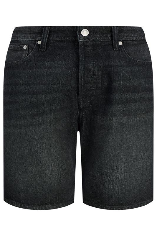 JACK & JONES Big & Tall Grey Denim Shorts | BadRhino 2