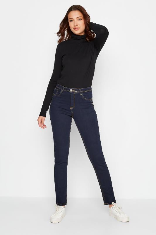 LTS Indigo Blue IVY Straight Leg Jeans | Long Tall Sally 2