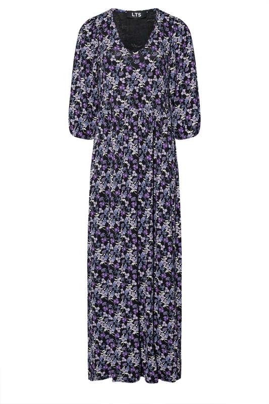 LTS Tall Purple Floral Print Maxi Dress 6