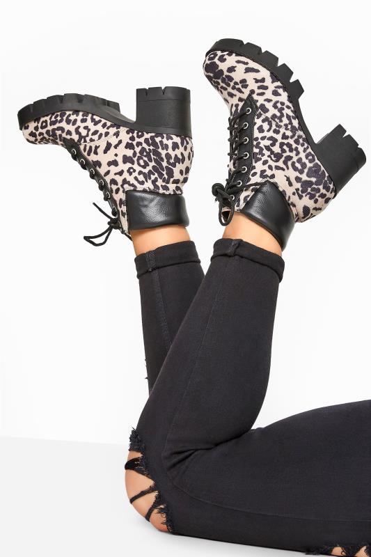 LIMITED COLLECTION Suedette Leopard Platform Lace Up Heeled Boots In Wide Fit_M.jpg
