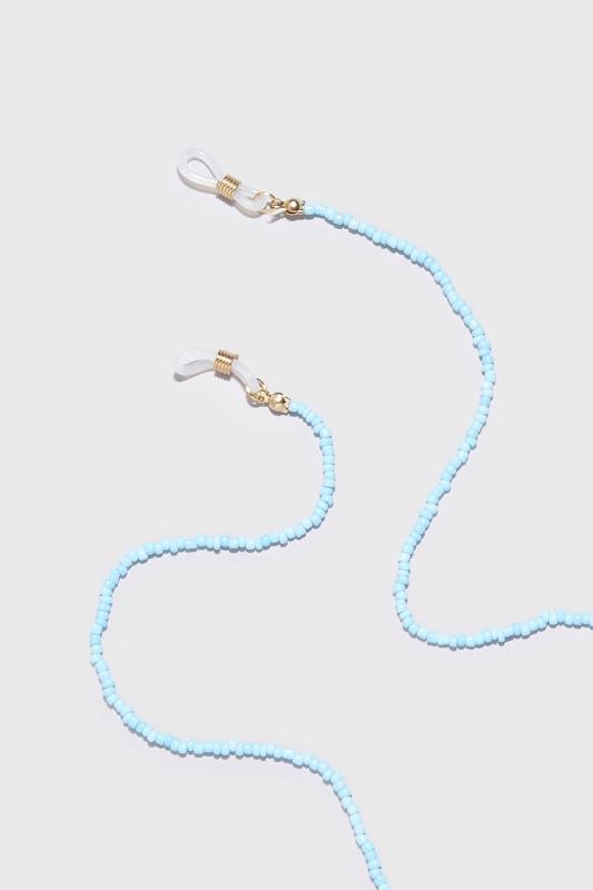 Blue Beaded Sunglasses Chain | Yours Clothing 5