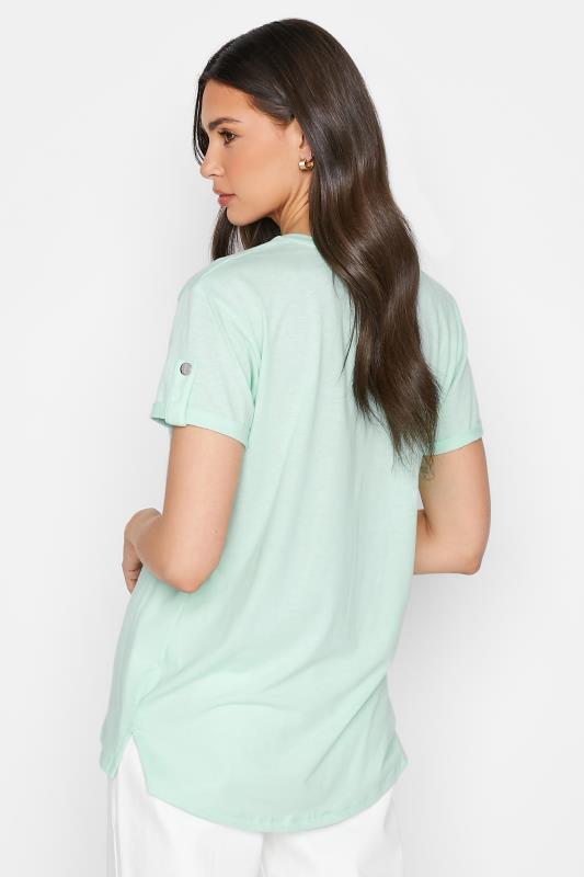 Tall Women's LTS Mint Green Pocket T-Shirt | Long Tall Sally 4