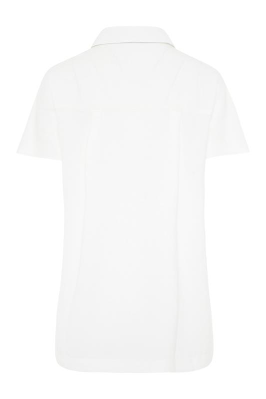 LTS White Button Through Shirt 9