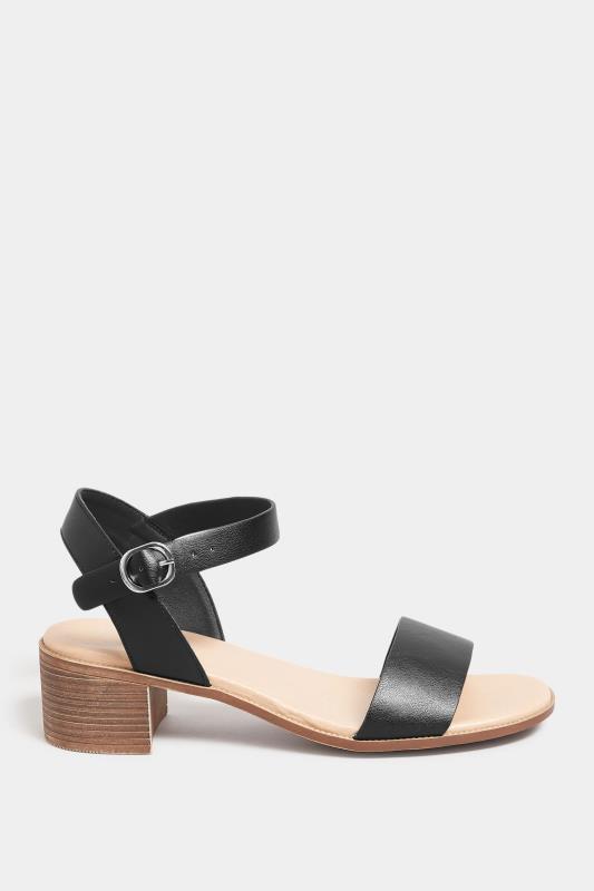 New Look Wide Fit Tipsy Black Heeled Sandals | ASOS | Black sandals heels,  Heels, Sandals heels
