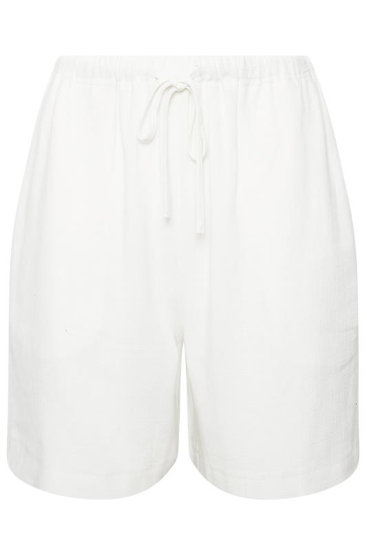 LTS Tall Women's White Linen Shorts | Long Tall Sally 4